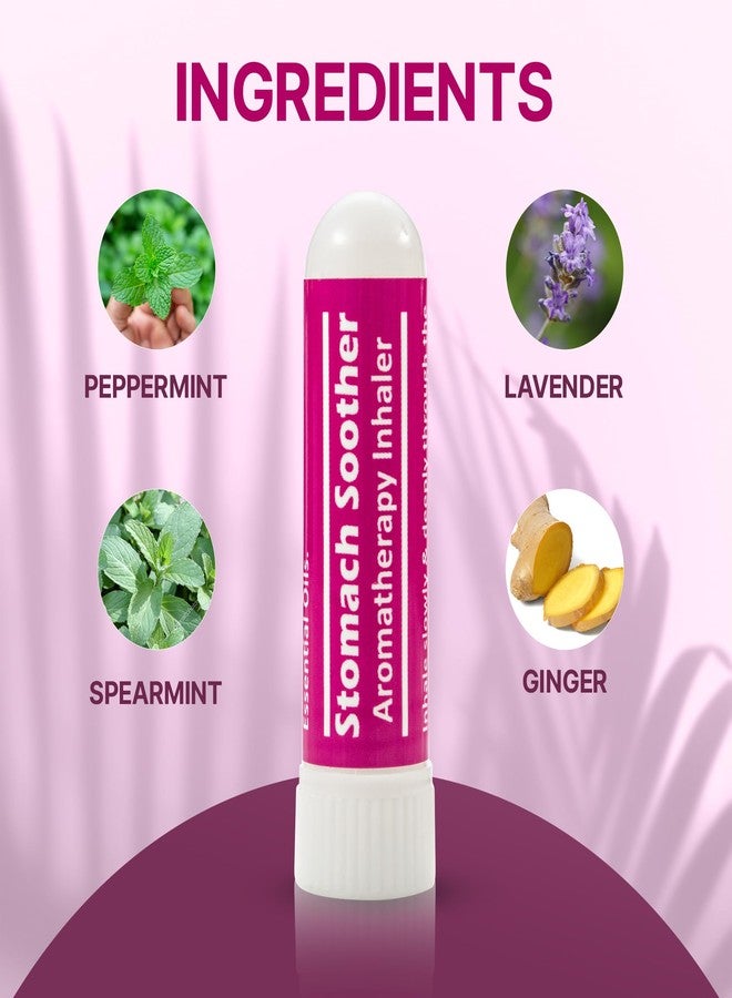 Basic Vigor Nausea and Tummy Aromatherapy Inhaler 2 Pack, Stomach Soother with Essential Oils - Image 3